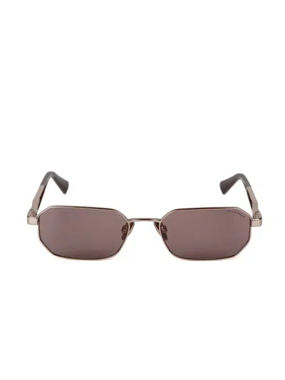Ana Hickmann Hickmann Hi3248 Metal Rectangle Sunglasses In Multi
