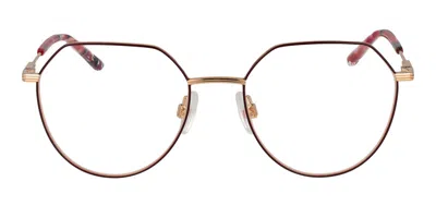 Ana Hickmann Hiy1005 07a Occhiali Da Vista Borgogna Per Uomo (solo Montatura)