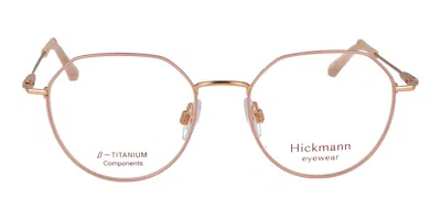 Ana Hickmann Hiy1030t 05b Women's Glasses Gold Size 49 - Free Lenses - Blue Light Block Available In Pink