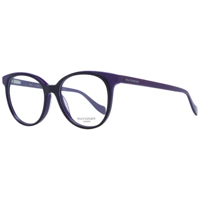 Ana Hickmann Purple Women Optical Frames In Black
