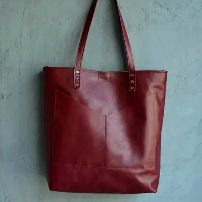 Ana Koutsi Women's Estia Bag In Bordeaux In Blue