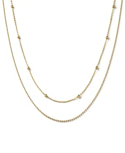 Ana Luisa 10k Gold Bead Chain Set