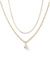 Ana Luisa 10k Gold Cultured Freshwater Pearl Layers Set