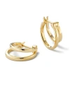 ANA LUISA 10K GOLD DOUBLE HOOPS