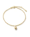 ANA LUISA 10K GOLD HEART BRACELET