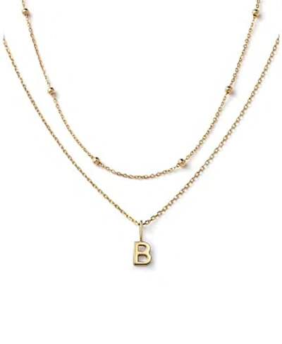 Ana Luisa 10k Gold Layered Letter Necklace In B
