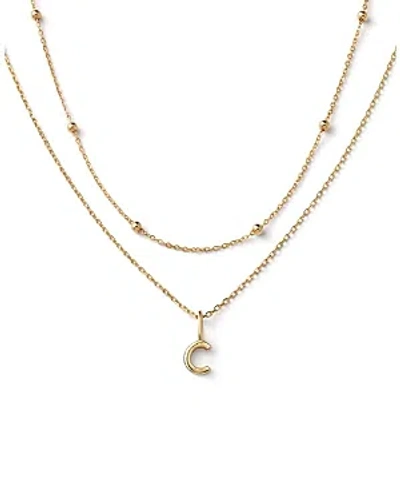 Ana Luisa 10k Gold Layered Letter Necklace In C