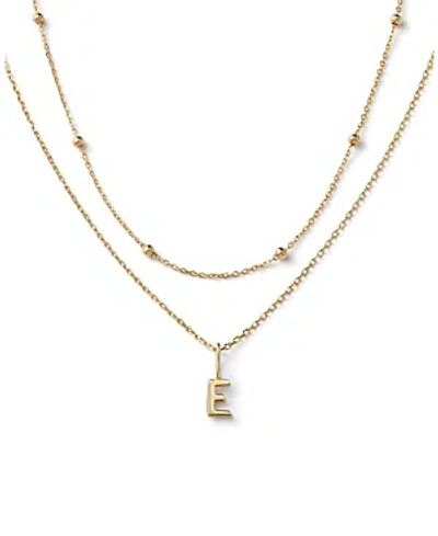 Ana Luisa 10k Gold Layered Letter Necklace In E