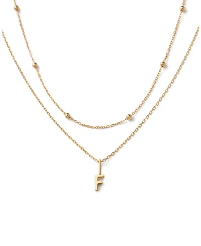 Ana Luisa 10k Gold Layered Letter Necklace In F