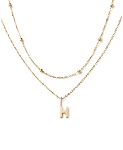 Ana Luisa 10k Gold Layered Letter Necklace In H