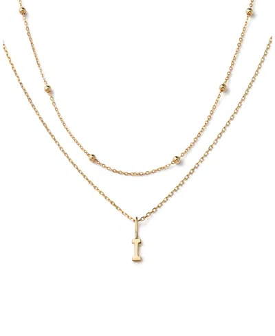 Ana Luisa 10k Gold Layered Letter Necklace In I