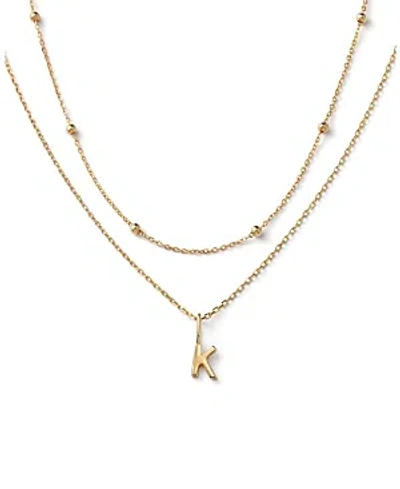 Ana Luisa 10k Gold Layered Letter Necklace