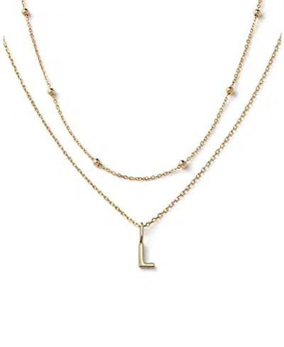 Ana Luisa 10k Gold Layered Letter Necklace