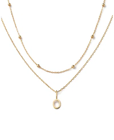 Ana Luisa 10k Gold Layered Letter Necklace In O