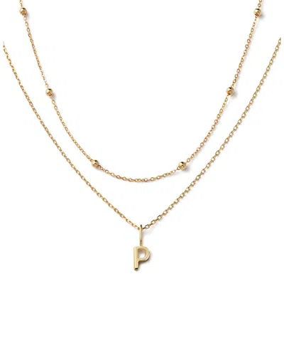 Ana Luisa 10k Gold Layered Letter Necklace In P