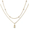 Ana Luisa 10k Gold Layered Letter Necklace In Letter S Solid Gold