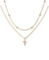 Ana Luisa 10k Gold Layered Letter Necklace In Letter T Solid Gold