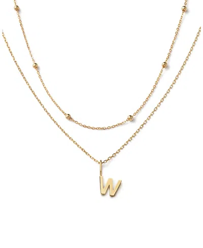 Ana Luisa 10k Gold Layered Letter Necklace In W