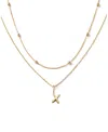 Ana Luisa 10k Gold Layered Letter Necklace In X