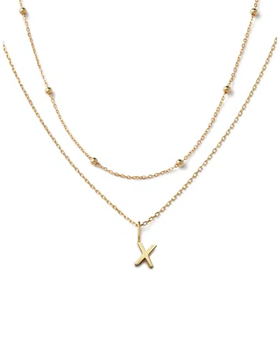 Ana Luisa 10k Gold Layered Letter Necklace In X