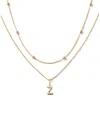 Ana Luisa 10k Gold Layered Letter Necklace In Z