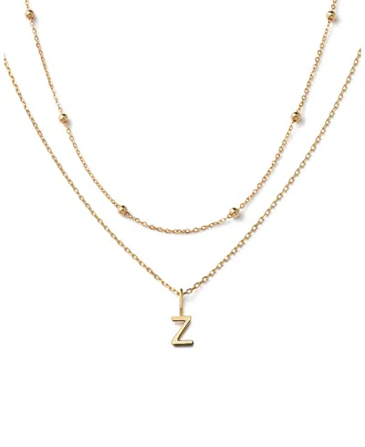 Ana Luisa 10k Gold Layered Letter Necklace In Z