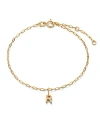 Ana Luisa 10k Gold Letter Bracelet In Letter R Solid Gold