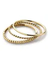 Ana Luisa 10k Gold Trio Ring Set In Gold