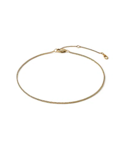 Ana Luisa Alden Stainless Steel Gold Anklet