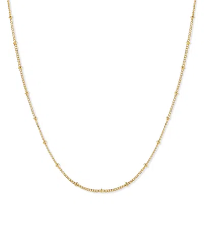 Ana Luisa Ana Gold-plated Small Ball Chain Necklace