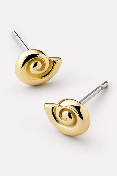 Ana Luisa Ariel Gold Stud Shell Earring Studs In Gold, Women's At Urban Outfitters