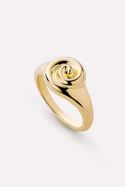 Ana Luisa Ariel Gold Signet Ring
