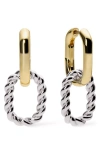 Ana Luisa Ash Double Hoop Earrings In Metallic