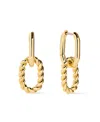 Ana Luisa Ash Double Mini Gold Drop Earrings In Gold