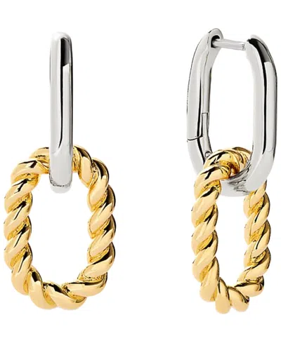 Ana Luisa Ash Double Two Tone Mini Drop Earrings In Multi