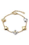Ana Luisa Azura Charm Bracelet In Gold