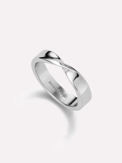 Ana Luisa Band Ring In Silver