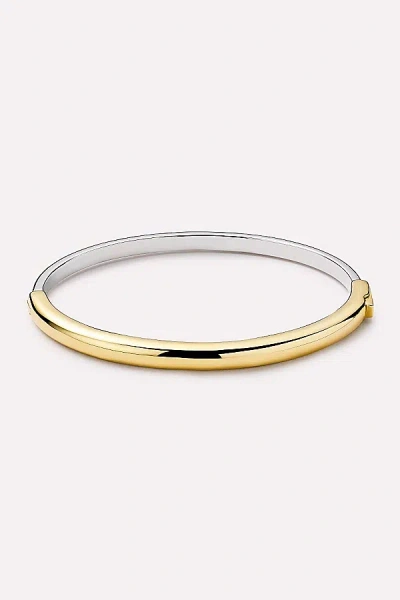 Ana Luisa Bangle Bracelet - Brynley Two Tone In Two/tone, Women's At Urban Outfitters In Gold