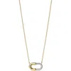 Ana Luisa Black Mini Pendant Necklace In Gold