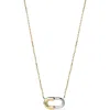 Ana Luisa Black Mini Pendant Necklace In Gold
