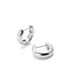 Ana Luisa Bold Huggie Hoops In Giulia Silver