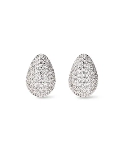 Ana Luisa Brass And Cubic Zirconia Adler Silver Earrings In Metallic