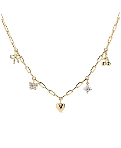 Ana Luisa Brass Gold The Everyday Charm Necklace