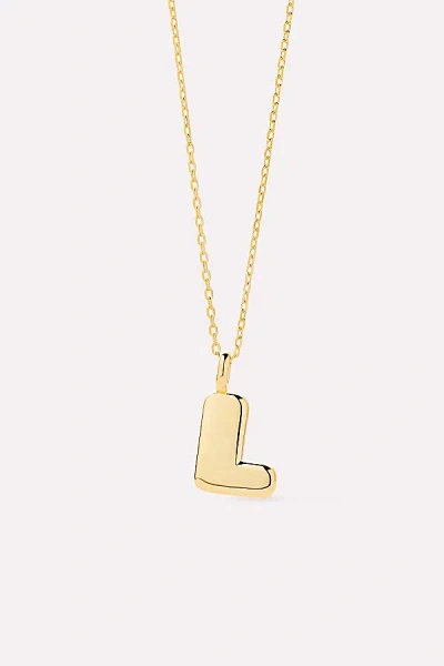 Ana Luisa Letter Necklace In Gold