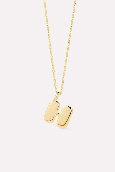 Ana Luisa Letter Necklace In Gold