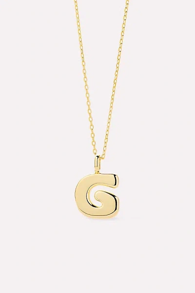 Ana Luisa Letter Necklace In Gold