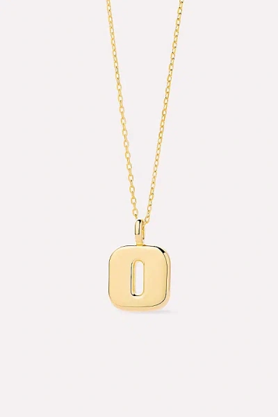 Ana Luisa Letter Necklace In Gold