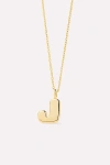 Ana Luisa Bubble Letter Necklace, Women's At Urban Outfitters In Gold