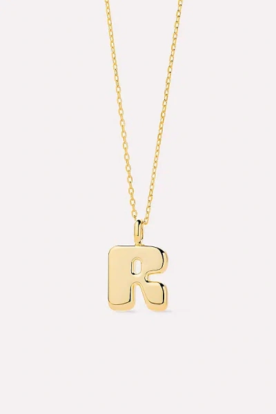 Ana Luisa Letter Necklace In Gold