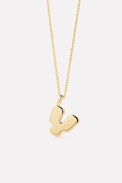 Ana Luisa Letter Necklace In Gold